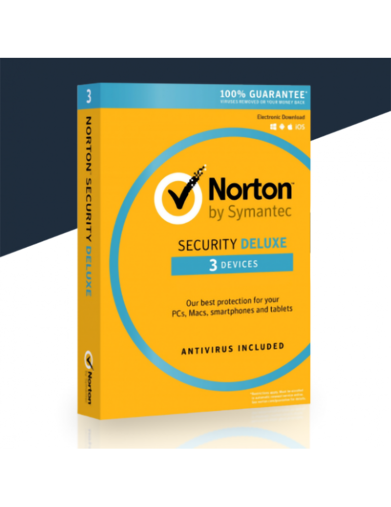 Symantec Norton Security Deluxe 3 Dispositivos   1 Ano