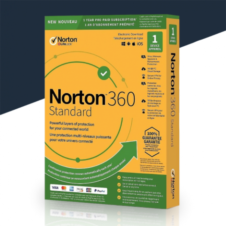 Symantec Norton 360 Standard 1 PC   1 Ano