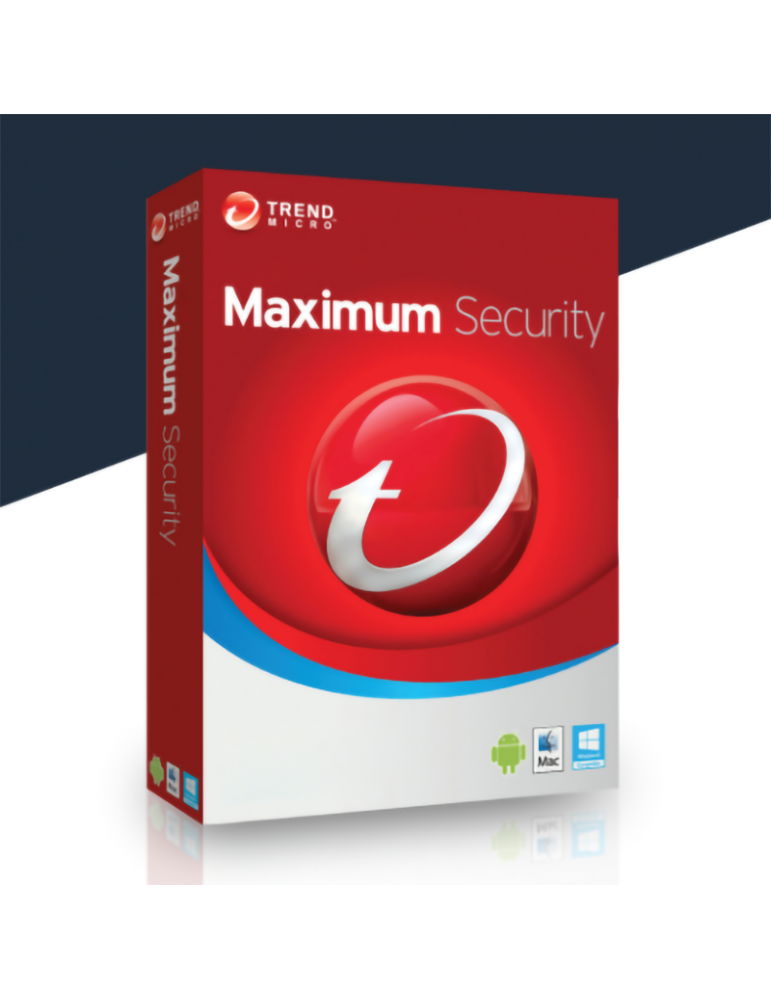 Trend Micro Maximum Security 3 PC's   1 Ano