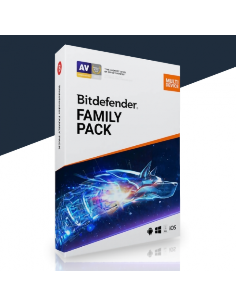Bitdefender Family Pack 15 Dispositivos   2 Anos