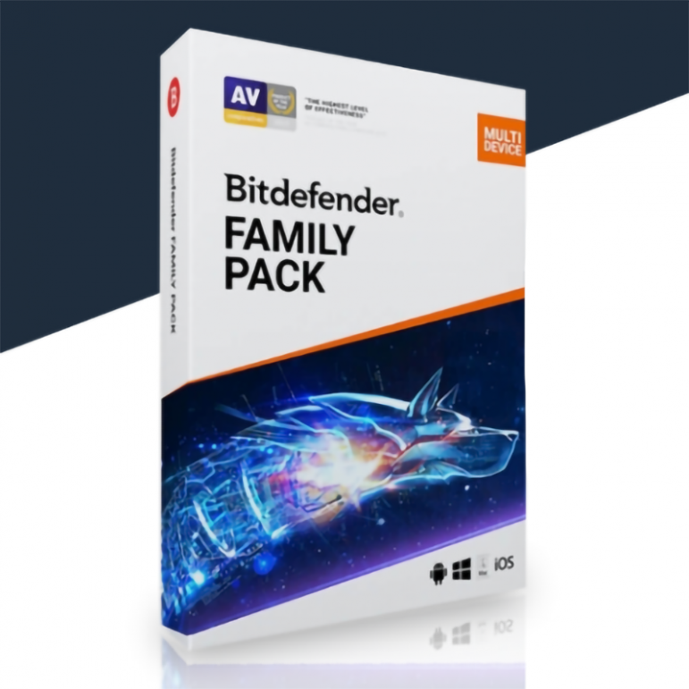 Bitdefender Family Pack 15 Dispositivos   3 Anos