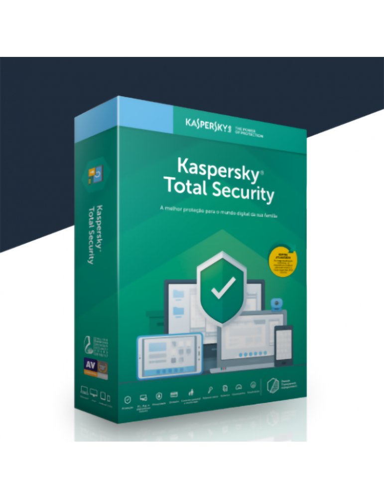 Kaspersky Total Security 3 PC's   2 Anos