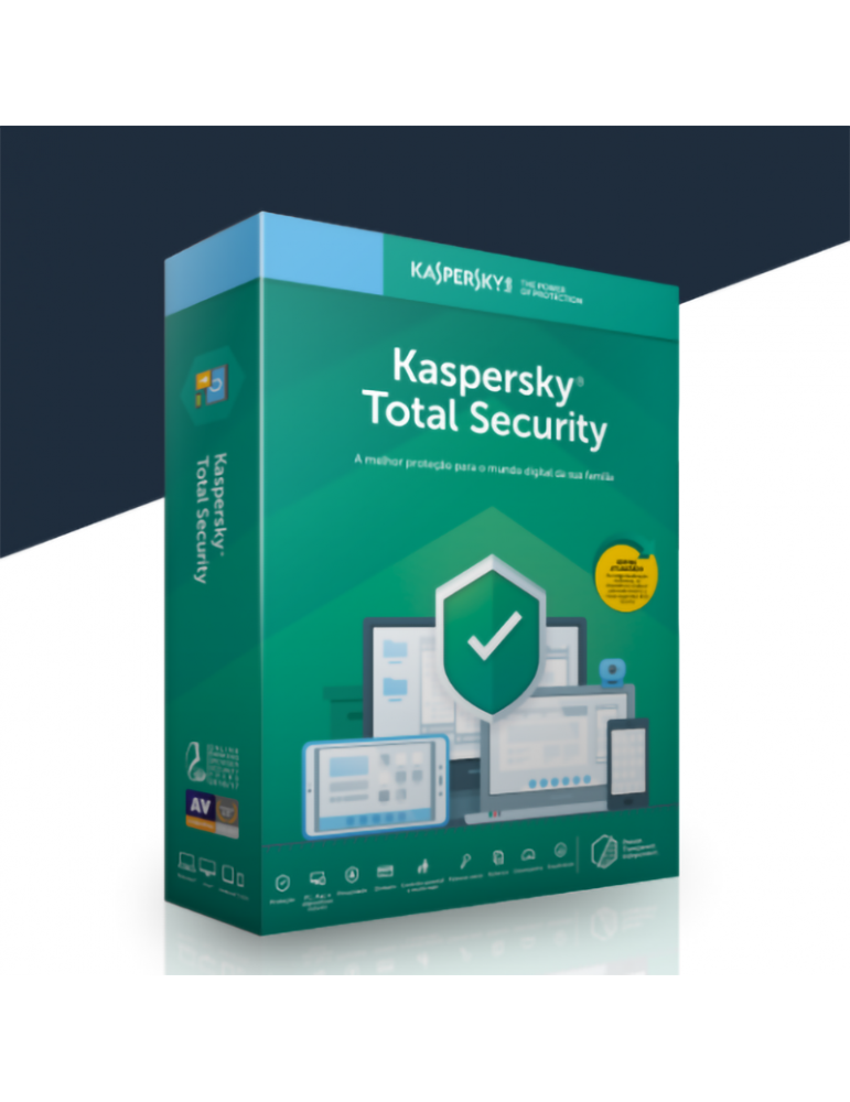 Kaspersky Total Security 5 PC's   2 Anos