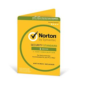 Symantec Norton Security Standard 2019 1 Device 1 Year Antivirus Included PC/Mac/iOS/Android Activation Code by Post