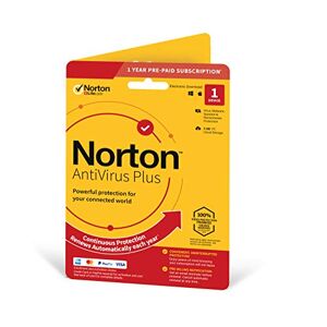 Symantec Norton AntiVirus Plus 2023 1 Device 1 Year Subscription with Automatic Renewal 2 GB Cloud Backup PC/Mac Password Manager Activation Code by Post