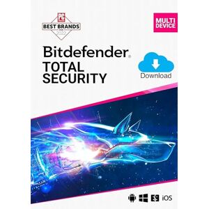 Bitdefender Total Security 2024 - 3 Devices 1 year Subscription PC/Mac Activation Code by Email