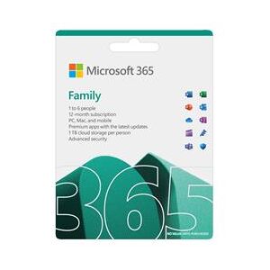 Microsoft 365 Family - Digital Download (1 year) (6GQ-00092)
