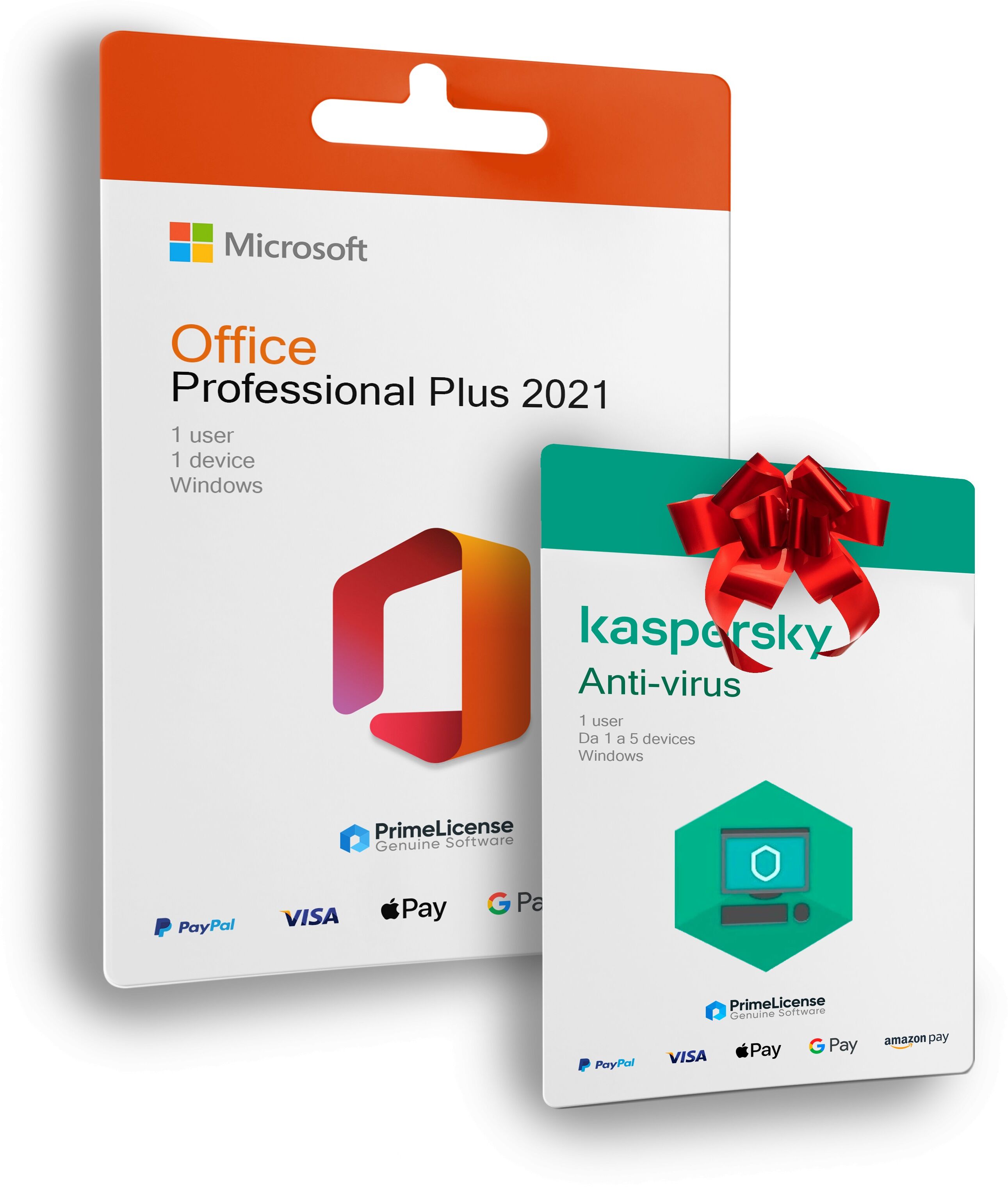 Microsoft Office Professional Plus 2021 + Kaspersky Antivirus