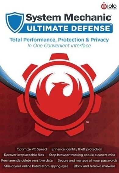 iolo System Mechanic Ultimate Defense 5 Devices 1 Year iolo Key GLOBAL