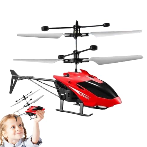 Aibyks Helikopter met afstandsbediening, vliegend speelgoedhelikopter,Lichtgewicht op afstand bestuurbare voertuigen Stabiel en duurzaam helikopterspeelgoedcadeau voor kinderen, jongens, meisjes