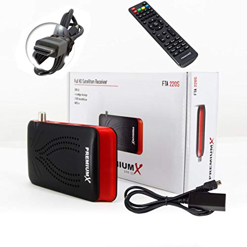 PremiumX Premium X Mini HD FTA 220S Digitale satellietontvanger DVB-S2 HDMI USB FULLHD 1080p HDTV satellietontvanger