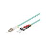 goobay 95799 LWL-kabel, multimode (OM3), aqua