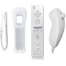 SATKIT Wii afstandsbediening met geïntegreerde Wiimotionplus + Nunchuck compatibel Wiimotionplus wit