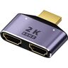 LERONO 2 K Splitter FullHD 1080 P Video Splitter 1X2 Split 1 In 2 Uit Voor HDTV DVD 1 In 2 Uit Splitter 2 k