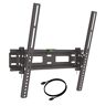 Barkan 13" 60" Tilt TV Wall Mount + 6ft HDMI kabel, tot 88 lbs, zwart, levenslange garantie