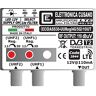 Elettronica Cusano (ECO) ASS30-UReg(4G/5G) / 1OUT TV-antenneversterker met 4G/5G, antenneversterker met 2 UHF-ingangen 30dB, antenneversterker voor DVB-T2, Made in Italy