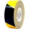 Gerband 254/50-GESW Gaffa Tape, yelllow/black, 50mm, 50m