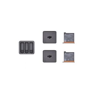 DJI Osmo Action Charging Kit - USB-batterioplader + batteri 2 x - 3 x batterier lader op - 3 output-stikforbindelser - for DJI Osmo Action