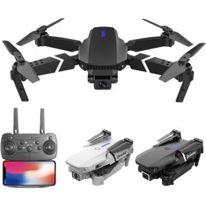 brand E88\E525 foldedrone high definition luftfotohoved fast højde quadcopter fjernbetjeningsfly Black 4K single camera Three batteries