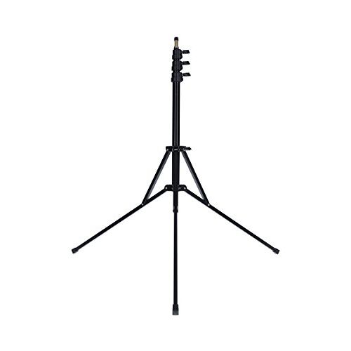 Rollei Professioneel lampstatief Traveler 215 cm aluminium lampstatief voor studio-flitser, ideaal voor outdoor- en reisfotografen, in hoogte verstelbaar tussen 57-215 cm zwart