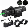 Freelight Schokbestendig 532nm Tactical Green Dot Laser Sight Rifle Gun Scope Rail en Barrel Mount Cap drukschakelaar met oplader