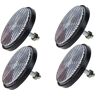 ADOCARN 4 Stuks Reflecterend Licht Vel Plastic Reflector Toerwagen Reflector Fietsen Reflectoren Fiets Licht Reflector Waarschuwing Reflector Fiets Reflecterende Tool Touring Auto Lamp