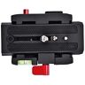 Topiky P200 Quick Release QR Clamp Base Plate voor Manfrotto 500AH 701 503 HDV 577, compatibel met Manfrotto 500AH, 701HDV, 577 etc.