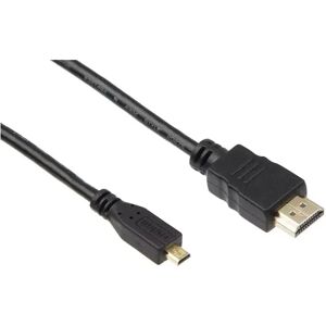 iiglo HDMI til mikro HDMI kabel 2m sort