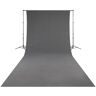 WESTCOTT X-Drop Fundo Cinza Wrinkle (2.7m X 6m)