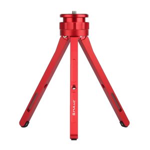 Puluz 15.5cm Ministativ röd för kamera & mobilhållare av aluminium
