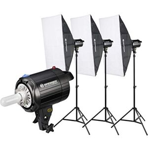 Bresser F003216 BRM-300AM Studio Flash set 3x 300W Black