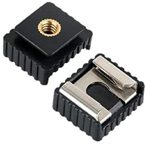 fittings4you Flash Shoe Adapter Standard ISO Hot Shoe to 1/4 Inch Thread Flash Camera