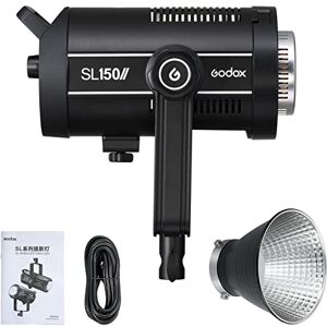 Godox SL150II 150W COB LED Video Light, 5600K LED Studio Light with 8 FX Lighting Effects, Ultra Quiet LED Photography Light with CRI96 TLCI97, Bowens Mount Continuous Lighting for Video Shooting