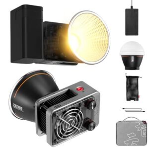 ZHIYUN MOLUS X60 COMBO COB LED Video Light 60W Bi-color 2700-6500K Supports APP Control with Diffusor One Battery