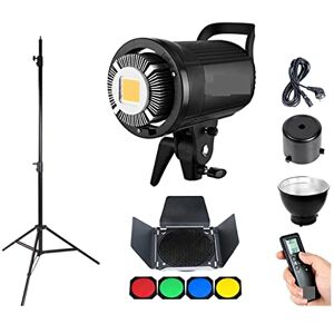 DJBFB LED Video Light 5600K White Version Video Light Continuous Light Mount For Studio Video Recording (Color : Kit 6)