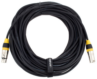 pro snake TPM 25,0 CC Micro Cable yellow Silver black