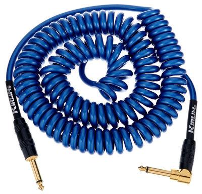 Kirlin Premium Coil Cable 6m Blue Blue