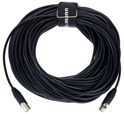 pro snake XLR Cable 50m Black