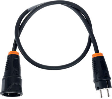 Stairville Power Cable 1m 1,5mm² ColorC Black