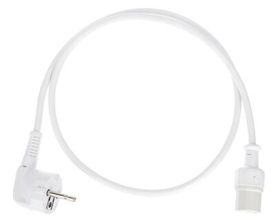 Stairville IEC Power Cable 1,0m WH angled White