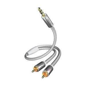 Inakustik 004100015 Audio-Kabel 1,5 m 3.5mm 2 x RCA Weiß