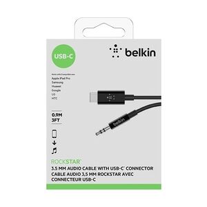 Belkin F7U079BT06-BLK Audio-Kabel 1,8 m 3.5mm Schwarz