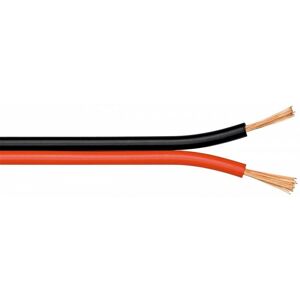 Lautsprecherkabel 2x 1,50 cca 100m rot/schwarz (15023) - Goobay