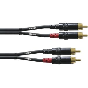 Cordial CFU 0.6 CC Cinchkabel 0,6 m - Audiokabel