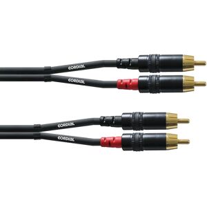 Cordial CFU 0.9 CC Cinchkabel 0,9 m - Audiokabel