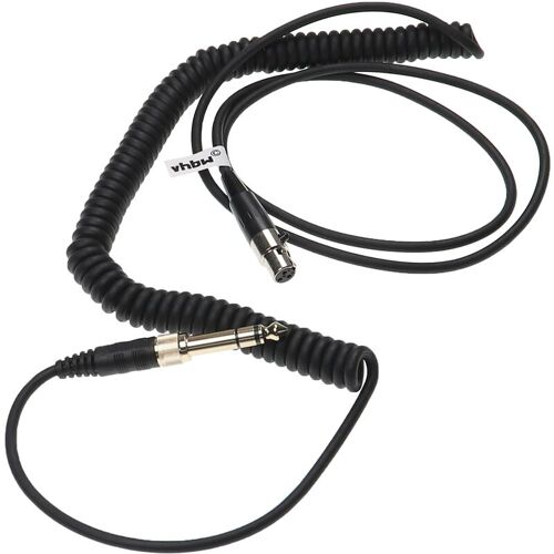 VHBW Audio aux Kabel kompatibel mit Pioneer HDJ-2000 Kopfhörer – Audiokabel 3,5 mm Klinkenstecker, 100 – 300 cm, Schwarz – Vhbw