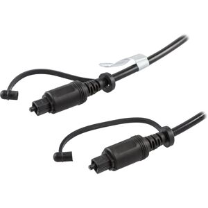 Deltaco Optical cable for digital audio, Toslink-Toslink, 2m