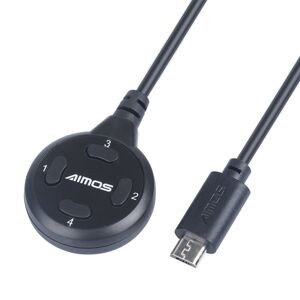 Shoppo Marte AIMOS AM-SH4 Switcher Sharing Device 4-buttons Extension Cable Extender