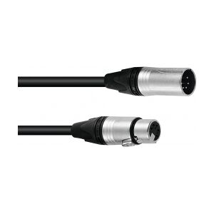 PSSO DMX cable XLR 5pin 1m bk Neutrik TILBUD NU løftdenløsem kabel løft løse den