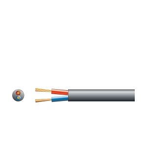 RX14 Højttalerkabel Rund 2 x 2.5mm² Sort 100M højttalerkabel højttaler kabel